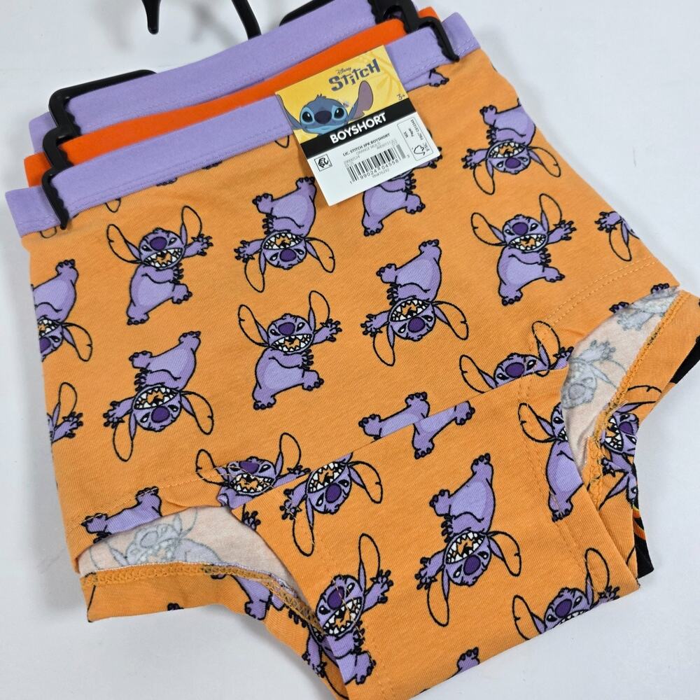 Disney Stitch Halloween 3 Pack Boyshort Panties Women's Multi Color